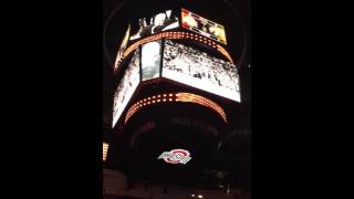 Ohio State vs Iowa Player Introductions. 2/28/16