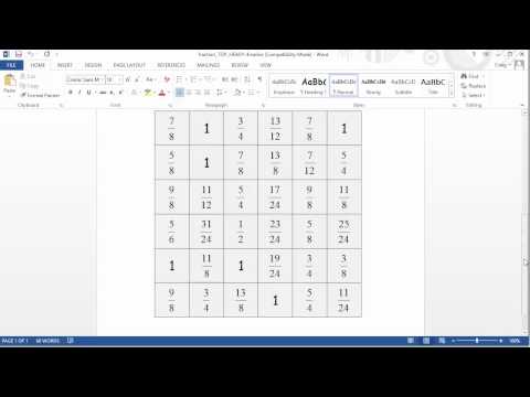 Maths ROTW 48 - Adding Fractions 4 in a Line