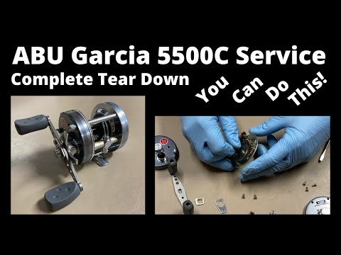 ABU Garcia 5500C Service Maintenance Complete Tear Down