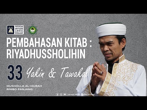 LIVE | NGAJI KITAB RIYADHUSSHOLIHIN 33 - YAKIN & TAWAKAL | Musholla Al-Hijrah Rimbo Panjang