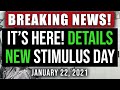 BREAKING NEWS! IT’S HERE! STIMULUS DAY! $2000 STIMULUS CHECK UPDATE & STIMULUS PACKAGE 1/22/2021 BREAKING NEWS! IT’S HERE! STIMULUS DAY! $2000 STIMULUS CHECK UPDATE & STIMULUS PACKAGE 1/22/2021