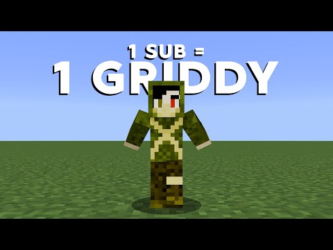 50 Subs = 50 Griddys in Minecraft! 😲