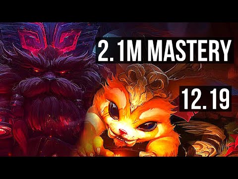 ORNN vs GNAR (TOP) | 2.1M mastery, 5/2/13, 500+ games | EUW Master | 12.19