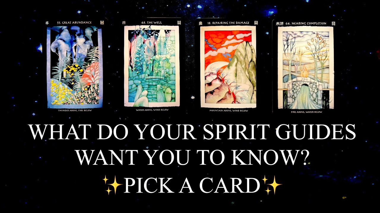 PICK A CARD | 🌿WHAT DO YOUR SPIRIT GUIDES WANT YOU TO KNOW RIGHT NOW?✨