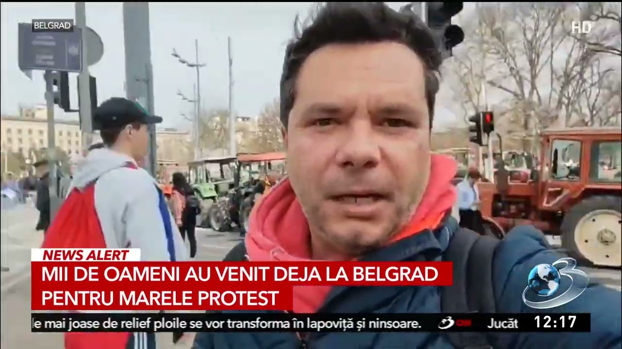 Tensiuni uriaşe în Serbia înaintea celui mai mare protest antiguvernamental