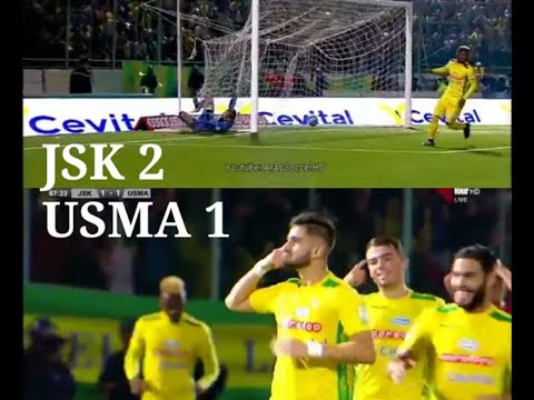 jsk 2 vs usma 1 saison 2018/ 2019