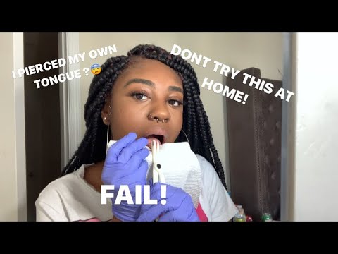 PIERCING MY SNAKE EYES 3 TIMES! FAIL