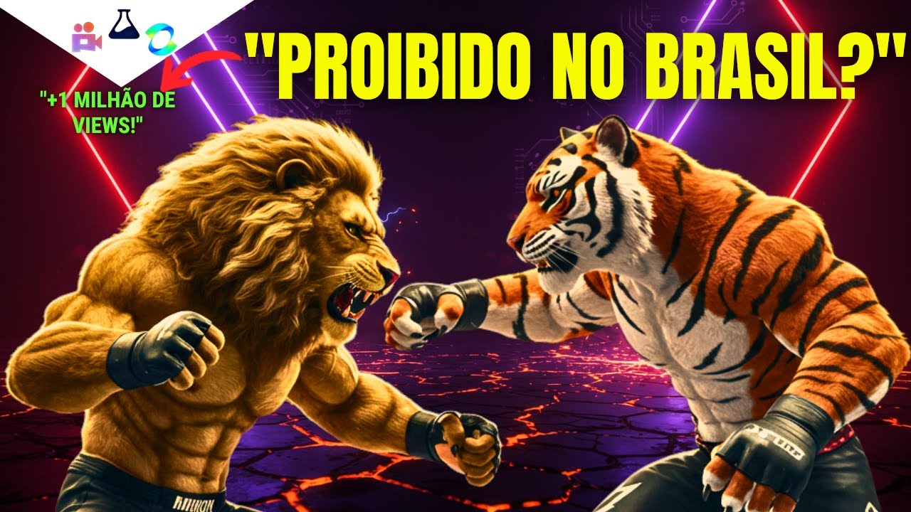 COMO TRANSFORMAR ANIMAIS EM LUTADORES MMA? Batalha Épica IA! Passo a Passo