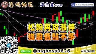 【大戶羅盤籌碼動能】 #謝宗霖0406，松翰再攻漲停 強股低點不多 (圖)