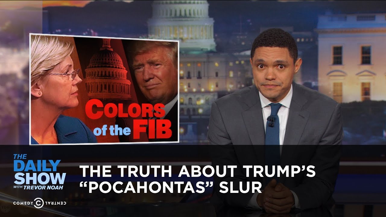 The Truth About Trump's Pocahontas Slur: The Daily Show