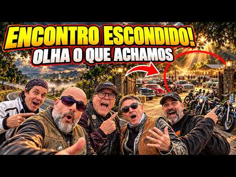 DESCOBRIMOS um ENCONTRO ESCONDIDO de Carros e Motos Antigas! | Mato Leitão RS