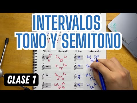Musical Intervals (Tone and Semitone) - Music Theory Course Class 1
