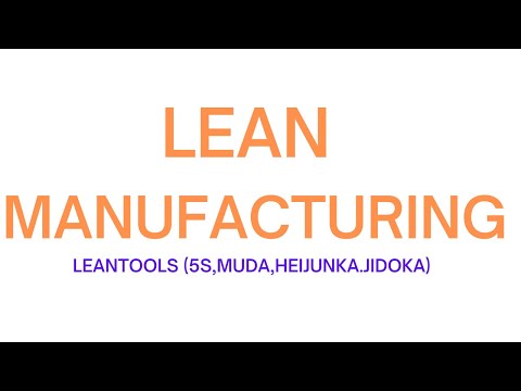 What is Lean Manufacturing?What are the important lean manufacturing tools?