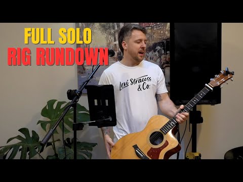 My Complete Solo Acoustic Gig Setup (Guitar, PA, Pedals & More)