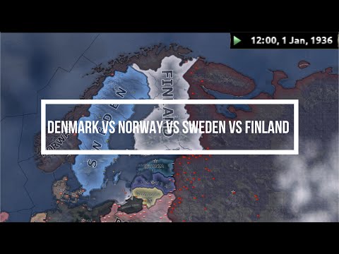 Denmark Vs Norway Vs Sweden Vs Finland Timelapse