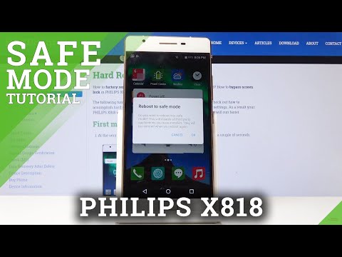 Safe Mode in PHILIPS X818 - Diagnostic Mode