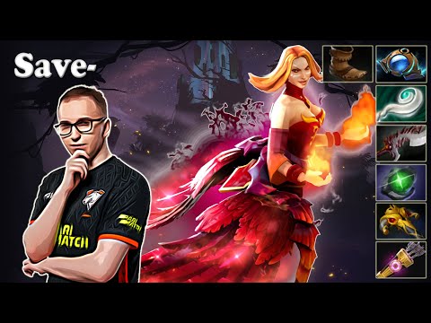 Save - Lina Support | Dota 2 7.29 Gameplay