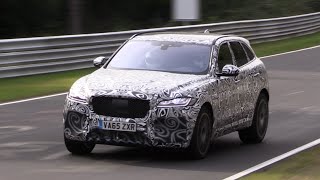 2018 Jaguar F-Pace SVR Testing on the Nurburgring!