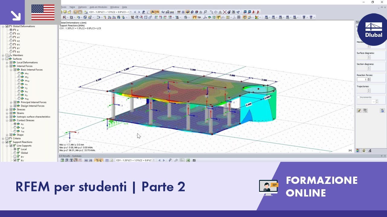 Corso di formazione online | RFEM per studenti | Parte 2 | 17.05.2021