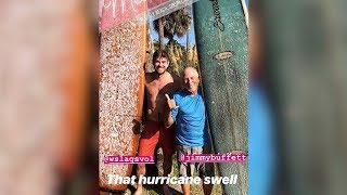 Jimmy Buffett Goes Surfing In the Midst of Hurricane Florence Evacuations