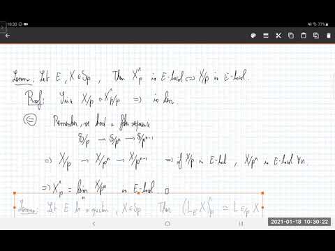 Introduction to stable homotopy theory - Lecture 18