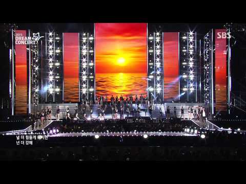 150523 조영남 B1A4 Sandeul, VIXX Leo - Untouchable (사노라면) @ Dream Concert 2015