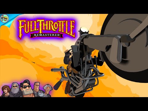 Full Throttle Remastered - Full Walkthrough (2020)