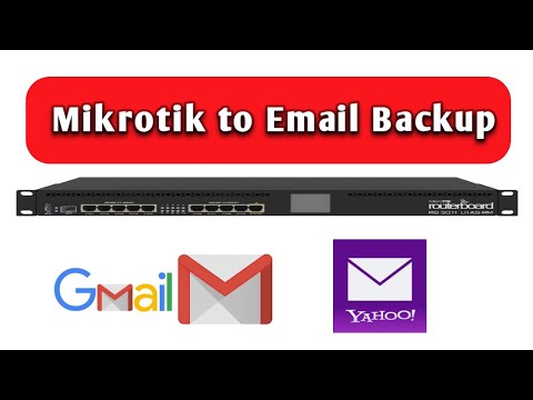 MikroTik Tutorial Automatically backup and email of Router Configuration 25-06-2021