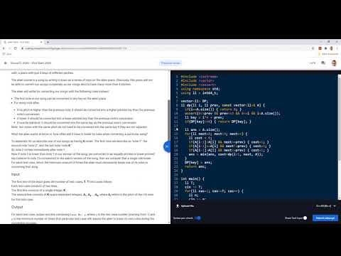 Google Kickstart 2020 - Round D