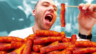 American Reacts to 250+ KOREAN STREET FOOD DISHES in South Korea!!