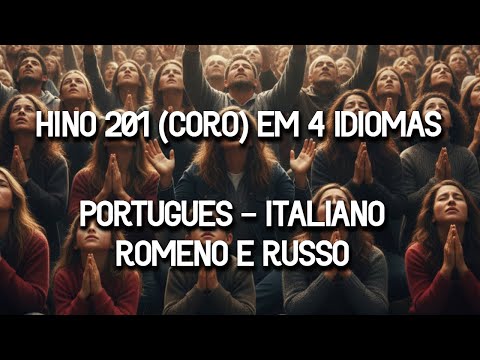 Hino 201 (coro)  – PORTUGUES - ITALIANO - ROMENO - RUSSO - Deus nos Guarde em quatro idiomas - LINDO