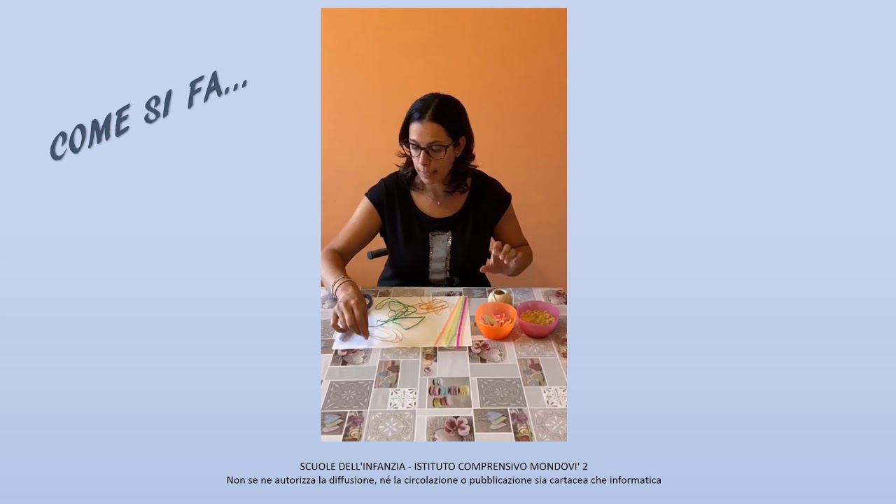 Attività motricità fine e coordinazione oculo manuale