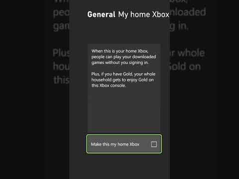 How to set your home Xbox | How to game share #shorts