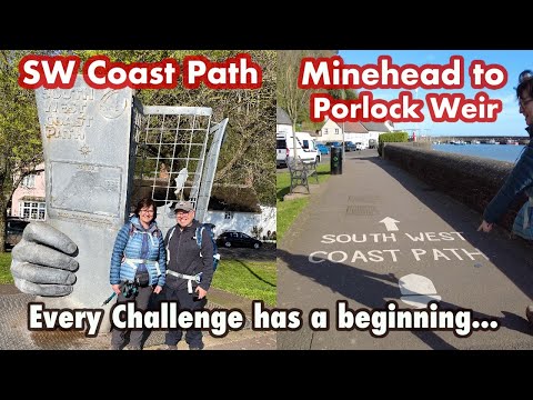 Hiking Minehead to Porlock Weir - SW Coast Path National Trail - Somerset
