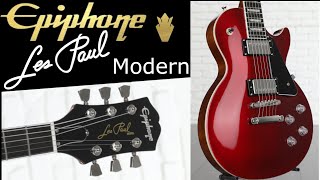 Video thumbnail for 2020 Epiphone Les Paul Modern  Unboxing - Sparkling Burgundy by Scott Frame