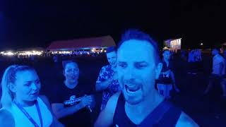 Back stage rave time with the DJs access all areas