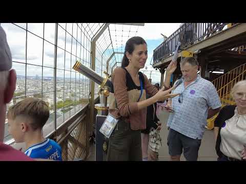 Eiffel Tower FULL Tour TO THE TOP!!!  What an incredible place.  =) - Paris France - ECTV