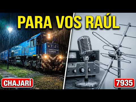 DEDICATORIA ESPECIAL y formación en Chajarí Ferrocarril G Urquiza Locomotora 7935 Trenes Ar 20-07-26