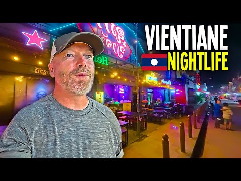 Vientiane, Laos Nightlife 2025 | Walking Tour