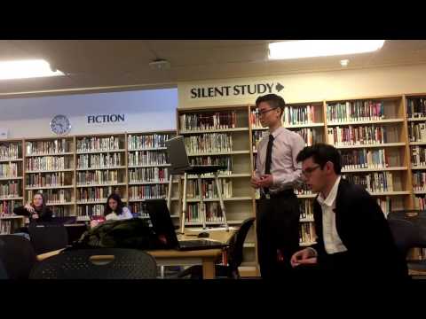 2017 Harvard Westlake Invitational Round 1 La Canada AZ (Aff) vs Cypress Woods LC (Neg)