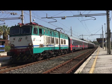 ULTIMI E656 "Caimano" in SERVIZIO sugli Intercity e IntercityNotte e altro in SICILIA!