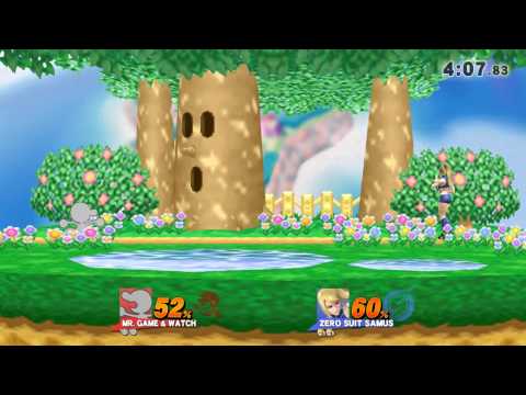 Mr. Game & Watch vs. Zero Suit Samus - 8/2/15 C
