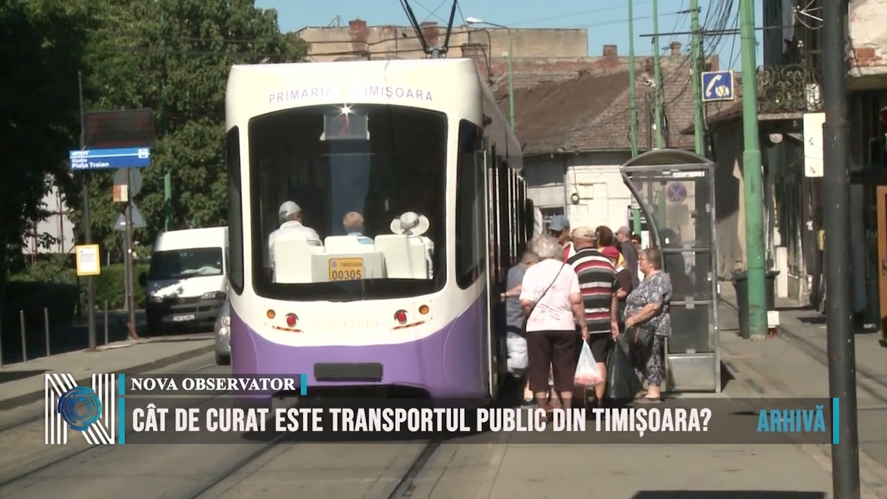 Cât de curat este transportul public din Timișoara?