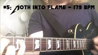 Video thumbnail for 10 Downpicking Metallica Riffs from Slowest to Fastest by Finn Smith
