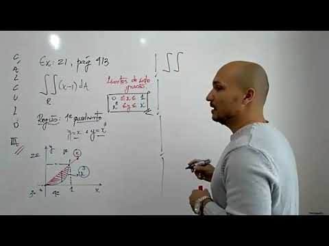 Cálculo III - Integral dupla em regiões não retangulares - Resolução de exercício