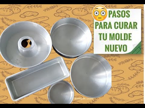 Aprende a curar charolas y todo tipo moldes de aluminio para alargar su duración de vida util