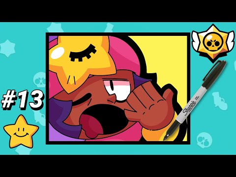 HOW TO DRAW SANDY PROFILE ICON | BRAWL STARS