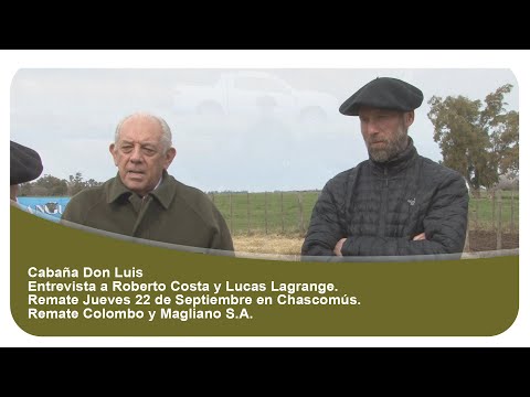 Don Luis nota a Roberto Costa y Lucas Lagrange
