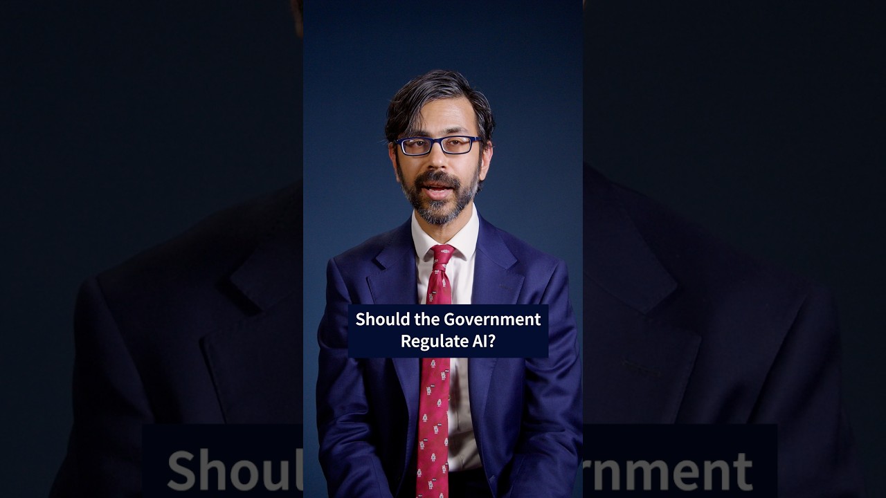 Video Thumbnail for <span>Should the Government Regulate AI?</span>
