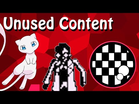 Unused Content: Pokemon Generation One